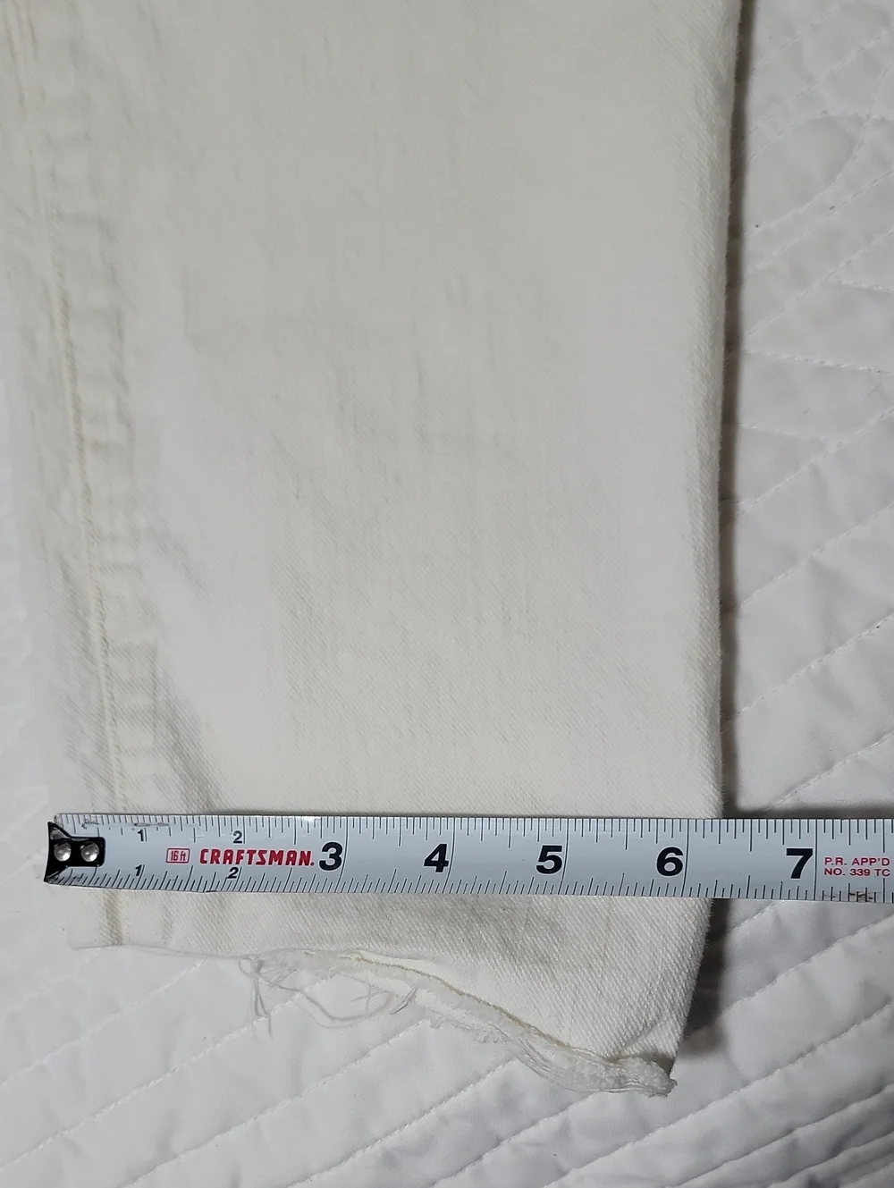 Michael Kors Off-White Cream Skinny Jeans Slim Fit Stretch - Picture 13 of 17